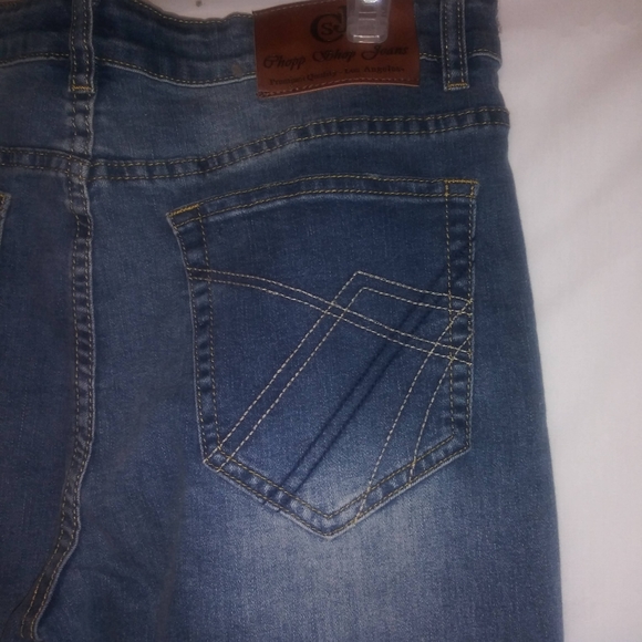 Mens Premium Blue Chopp Shop Jeans - Picture 2 of 7